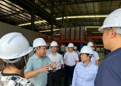 熱烈歡迎新余市水利局局長(zhǎng)謝海峰一行領(lǐng)導(dǎo)蒞臨我司參觀指導(dǎo)！